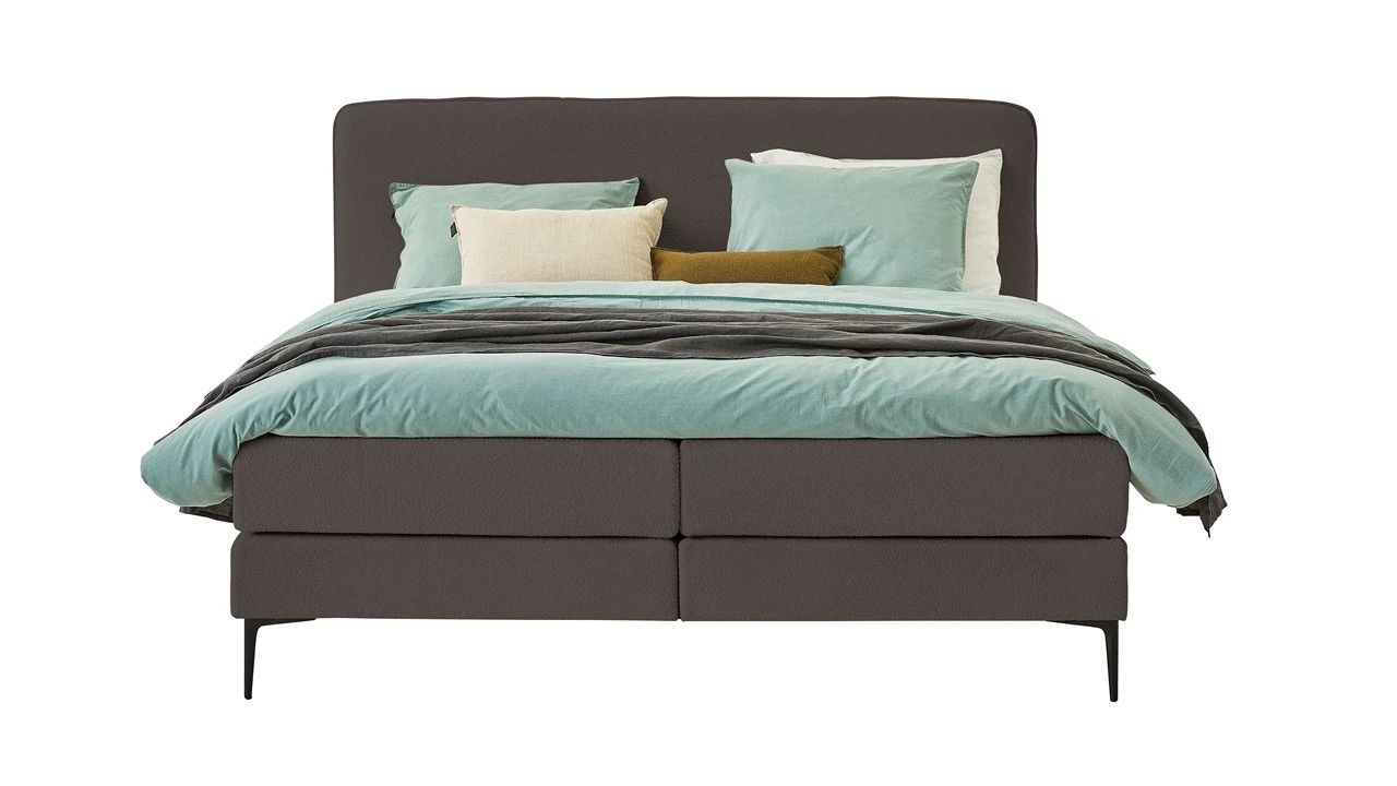 Boxspring Quartz Vlak Met Gestoffeerd Matras - Image 7