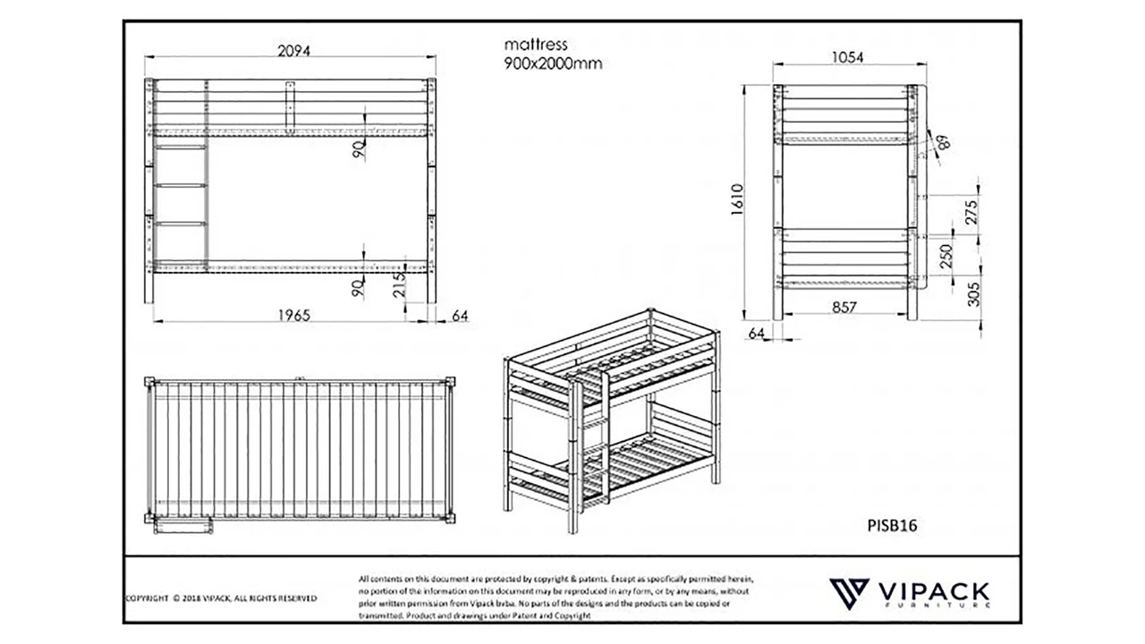Stapelbed Pino - Image 3